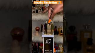 New Mugler Alien Goddess Perfume Unboxing [upl. by Ettenor]