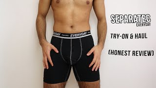 Separatec EVERYDAY Boxer Briefs Honest Review  Mens Underwear Haul amp TryOn [upl. by Ojybbob651]