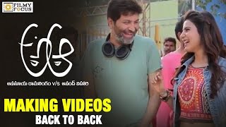 A Aa Making Videos  Back to Back  Nithin Samantha Trivikram  Filmyfocuscom [upl. by Nolad]