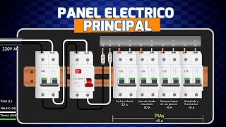 Instalación TABLERO ELÉCTRICO DOMICILIARIO  Explicación paso por paso [upl. by Bulley]