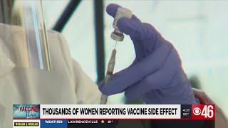 Report Thousands of women reporting vaccine side effect [upl. by Abebi536]