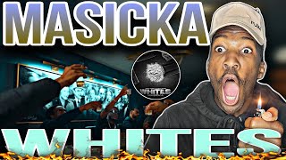 Masicka  Whites Official Music Video Reaction 💥💯 [upl. by Ocirne686]