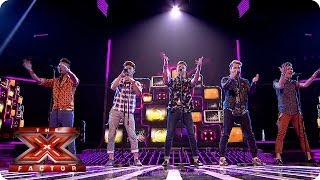 Kingsland Road sing Blame It On The Boogie  Live Week 4  The X Factor 2013 [upl. by Odille]