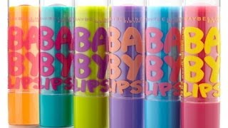 Review de todos mis BABY LIPS de MAYBELLINE  Protectores labiales BABYLIPS Fit antishine Stick [upl. by Lindsay]