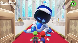 Super Mario Odyssey  Astro Bot Final Boss Fight HD [upl. by Eirahcaz]