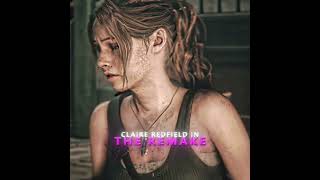 Claire Redfield Original vs Remake RE2 🔥 II 4k edit residentevil2019 residentevil shorts [upl. by Ydniahs]