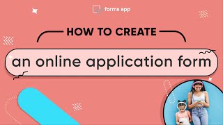 How to create an online application form [upl. by Narhet]