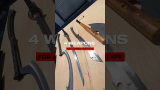 4 Weapons For Zombie Apocalypse [upl. by Auka]