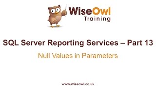 Reporting Services SSRS Part 13  Null Values in Parameters [upl. by Claribel]