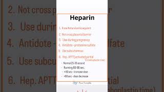 💁‍♀️ Heparin Very Imp Topic for norcet aiims choexam education neet cho [upl. by Jaynes352]