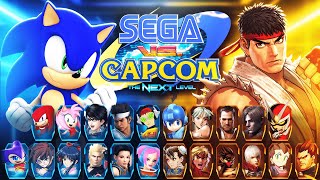 We Tried The New 2D Sega Vs Capcom Fighting Game [upl. by Leimaj]