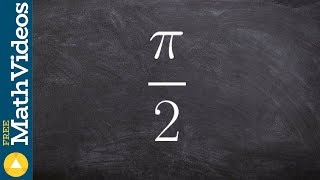 How to convert pi halves to degree measure [upl. by Harret289]