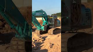 Kobelco machines kobelcosk200 excavator youtubeshorts shortsfeed [upl. by Dalenna]