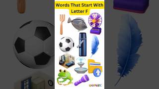 Words that start with Letter F  Learn Alphabet shorts [upl. by Eulau]