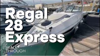 Regal 28 Express Walkthrough [upl. by Bunce]