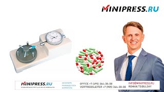 Labortabletten oder Kapseldickenanalysator HD02 Minipressru [upl. by Aihceyt]