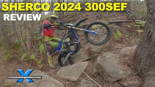 Sherco 2024 300SEF review︱Cross Training Enduro [upl. by Erdnaek]