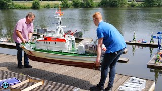 UNIQUE BIG SCALE SAR RESCUE BOATS IN ACTION SMC IBBENBÜREN TomBikonkav [upl. by Firahs]