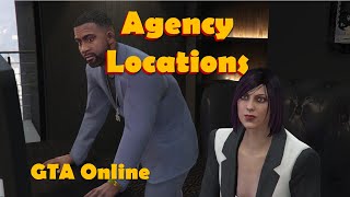 GTA Online Agency Locations [upl. by Hackney779]