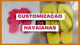 Como customizar havaianas [upl. by Rianon261]