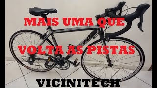 Mais um resgate e restauração de bike speed VICINITECH SPACE PRO 2 com Shimano claris [upl. by Enimzzaj]