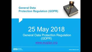 ProgressCRM  Client Briefing on GDPR Compliance [upl. by Neerhtak]