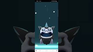 Mega evolving Glalie pokemon pokemongo [upl. by Nnyliak]