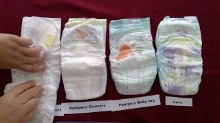 Pampers Diapers Comparison to Luvs [upl. by Seaver]