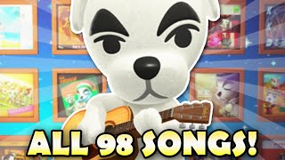 🎸 KK Slider Sings ALL 98 SONGS In Animal Crossing New Horizons [upl. by Squier]