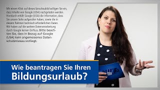 Wie beantrage ich Bildungsurlaub DAATechnikum [upl. by Notserp]