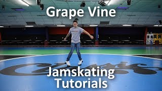 Grape Vine  Jamskating Footwork Tutorials  How To Jam Skate [upl. by Yacov71]