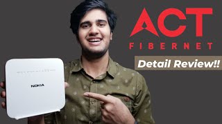 Act Fibernet full Review Plans Installation Speedtest amp Gaming ping [upl. by Nidnal]