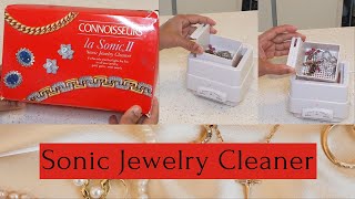 Connoisseurs  LA Sonic II  Sonic Jewelry Cleaner [upl. by Laehcar734]