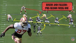 49ers Playbook Risers and Fallers from Week one PreSeason [upl. by Strawn]