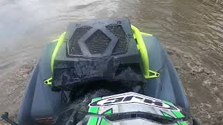 CanAm Outlander 570 XMR mudding at Manitoba on Mafia fall ride [upl. by Artiek]