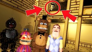 ANIMATRONICS amp HELLO NEIGHBOR vs EVIL BENDY Gmod FNAF RedHatter [upl. by Eiser]