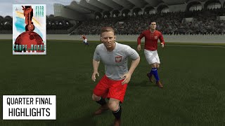 1938 World Cup Quarter Final Highlights  Historic Football Simulation [upl. by Smail]