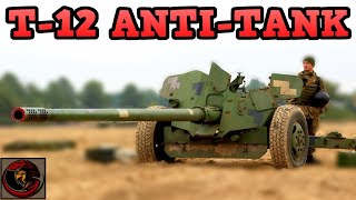 The Russian T12 Antitank Gun  100mm SMOOTHBORE SNIPER [upl. by Willa]