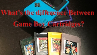 Whats the difference Between Game Boy Cartridges [upl. by Uela110]