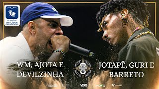 INCRÍVEL JOTAPÊ GURI E BARRETO X WM AJOTA E DEVILZINHA  SEGUNDA FASE  BDA 8 ANOS [upl. by Appilihp]