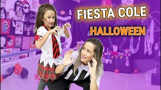 MI HIJA MARTINA SE DISFRAZA PARA LA FIESTA DEL COLE DE HALLOWEEN [upl. by Grunenwald]