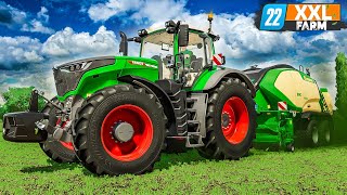 LS22 Ballen Ernte Action  XXL Farm 75  FARMING SIMULATOR 22 [upl. by Marden]