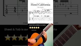 Hotel California by The Eagles Classical Guitar Lesson fingerstyle classicalguitar [upl. by Anomor]