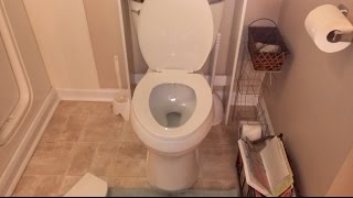 Kohler K39990 White 128 GPF TwoPiece Comfort Height Elongated Toilet [upl. by Alilahk]