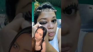 Viral Eyelash Hack 🤞 [upl. by Arakawa629]