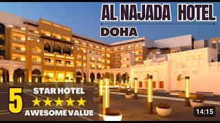 Qatar  Doha  Al Najada Hotel 5 Star Luxury  120night  Honest Review  Great Value [upl. by Armillas225]