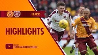 Motherwell vs Hearts Highlights 23042015 [upl. by Lhok]