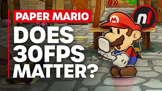 Paper Mario 30 vs 60fps [upl. by Nylareg]