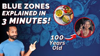 All You Need to Know about Blue Zones in 3 MINUTES  History Diet amp Habits [upl. by Edgell]