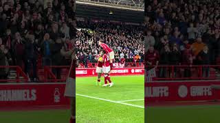 😍PITCHSIDE VIEWS OF TAIWOS STRIKE AGAINST WEST HAM [upl. by Polad295]